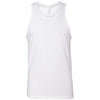 Next Level Men's White Premium Jersey Tank