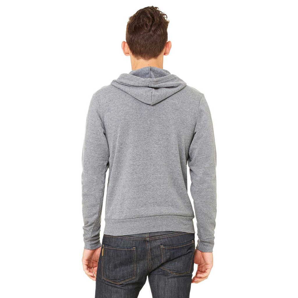 Bella + Canvas Unisex Deep Heather Full-Zip Hoodie