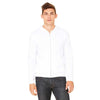 Bella + Canvas Unisex White Full-Zip Hoodie