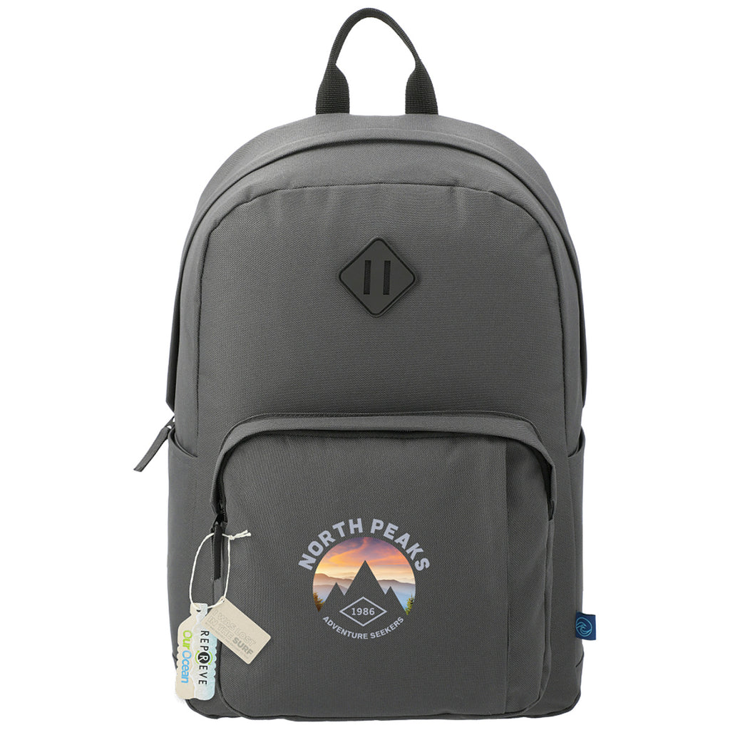 Leeds Charcoal Repreve Ocean Everyday 15" Computer Backpack