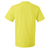 Fruit of the Loom Men's Neon Yellow HD Cotton Short Sleeve T-Shirt