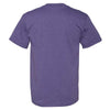 Fruit of the Loom Men's Retro Heather Purple HD Cotton Short Sleeve T-Shirt