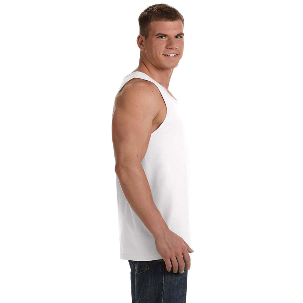 Fruit of the Loom Men's White 5 oz. HD Cotton Tank