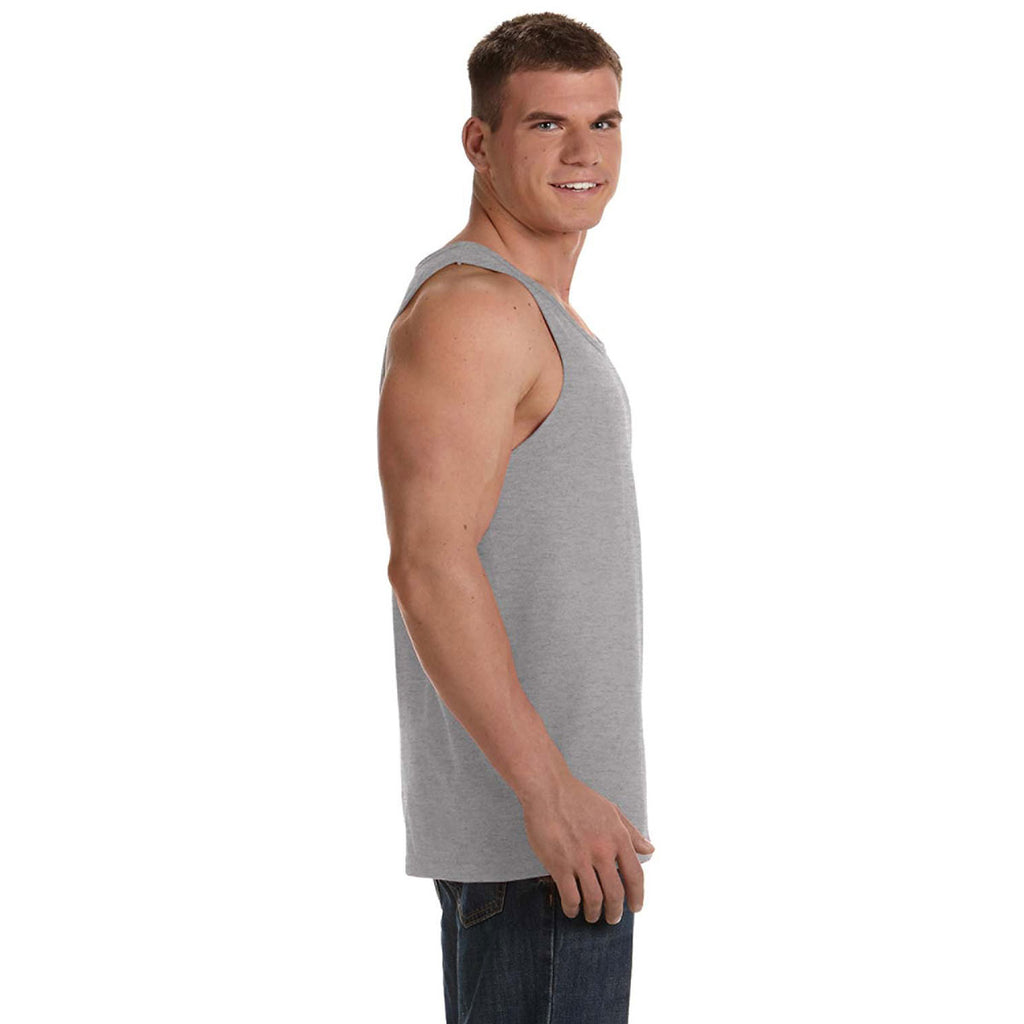 Fruit of the Loom Men's Athletic Heather 5 oz. HD Cotton Tank