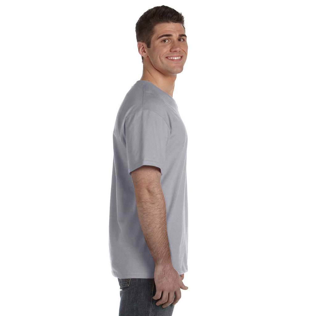 Fruit of the Loom Men's Athletic Heather 5 oz. HD Cotton V-Neck T-Shirt