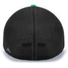 Pacific Headwear Silver/Black/Kelly Universal Fitted Trucker Mesh Cap