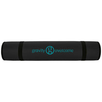 BIC Black Yoga Mat with Shoulder Strap