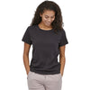 Patagonia Women's Ink Black Regenerative Organic Certified Cotton Tee