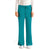 Grey's Anatomy Women's Teal Tie Front Pant