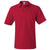 Jerzees Men's True Red Spotshield 50/50 Polo With Pocket