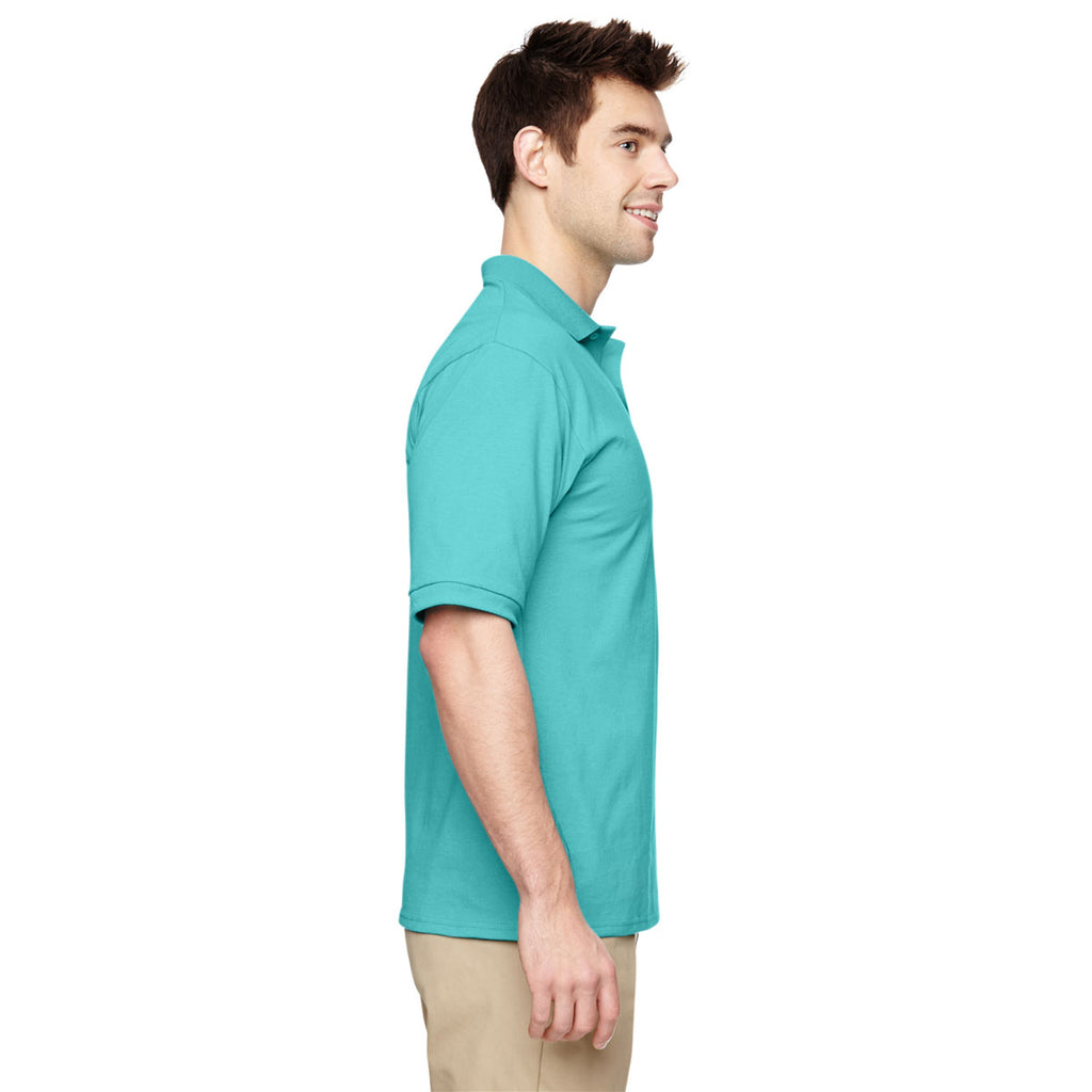 Jerzees Men's Scuba Blue 5.6 Oz. Spotshield Jersey Polo