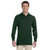 Jerzees Men's Forest Green 5.6 Oz. Spotshield Long-Sleeve Jersey Polo