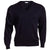 Edwards Unisex Navy Jersey Knit Acrylic Sweater