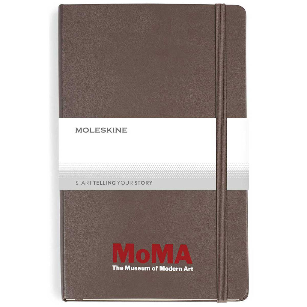 Moleskine Earth Brown Hard Cover Ruled Large Notebook (5" x 8.25")