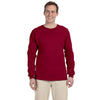 Fruit of the Loom Men's Cardinal 5 oz. HD Cotton Long-Sleeve T-Shirt