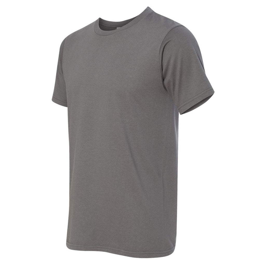 Bayside Unisex Charcoal USA-Made Ringspun T-Shirt