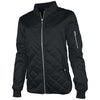 Charles River Women's Black Quilted Boston Flight Jacket