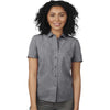 Edwards Women's Black Heather Melange Ultra-Light Chambray Shirt