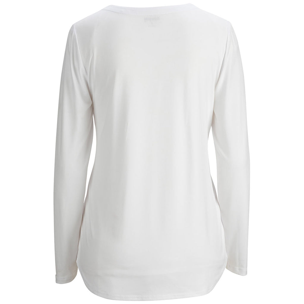 Edwards Women's White Soft Pleated Blouse