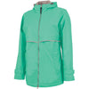 Charles River Women's Mint/Relfective New Englander Rain Jacket