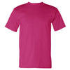 Bayside Men's Bright Pink USA-Made Short Sleeve T-Shirt