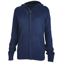 Charles River Women's Navy Heather Mystic Sweater Hoodie