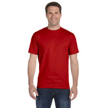 Hanes Men's Deep Red 6.1 oz. Beefy-T
