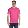 Hanes Men's Wow Pink 6.1 oz. Beefy-T