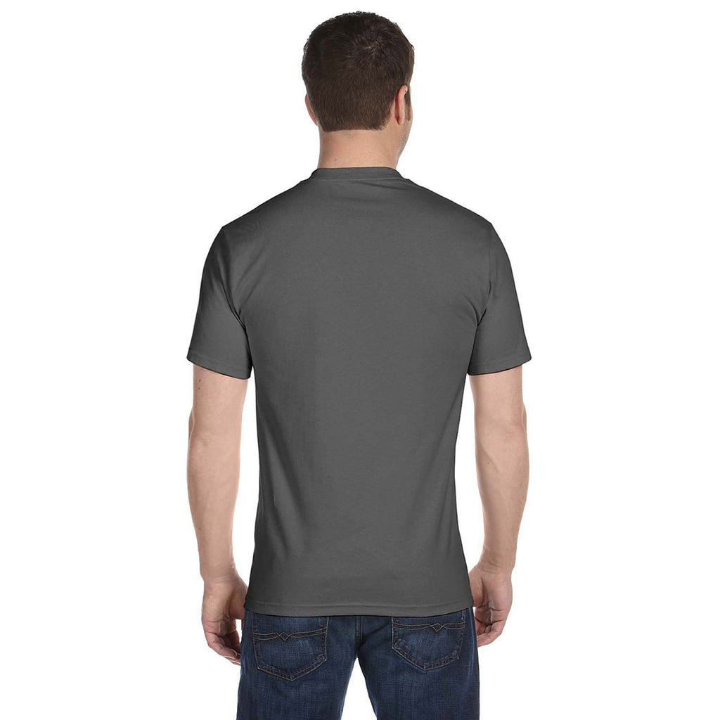 Hanes Men's Smoke Grey 5.2 oz. ComfortSoft Cotton T-Shirt