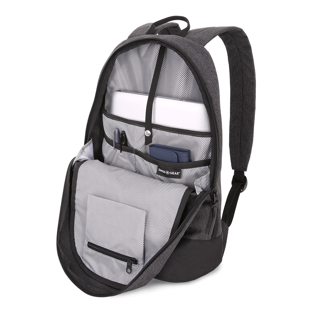 Swissgear Heather Grey Getaway Daypack Laptop Backpack