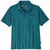 Patagonia Men's Fathom-Belay Blue Cotton in Conversion Lightweight Polo Shirt