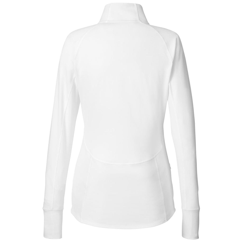 Puma Golf Women's Bright White Gamer Golf 1/4 Zip