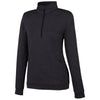 Puma Golf Women's Puma Black Cloudspun Rockaway Quarter Zip