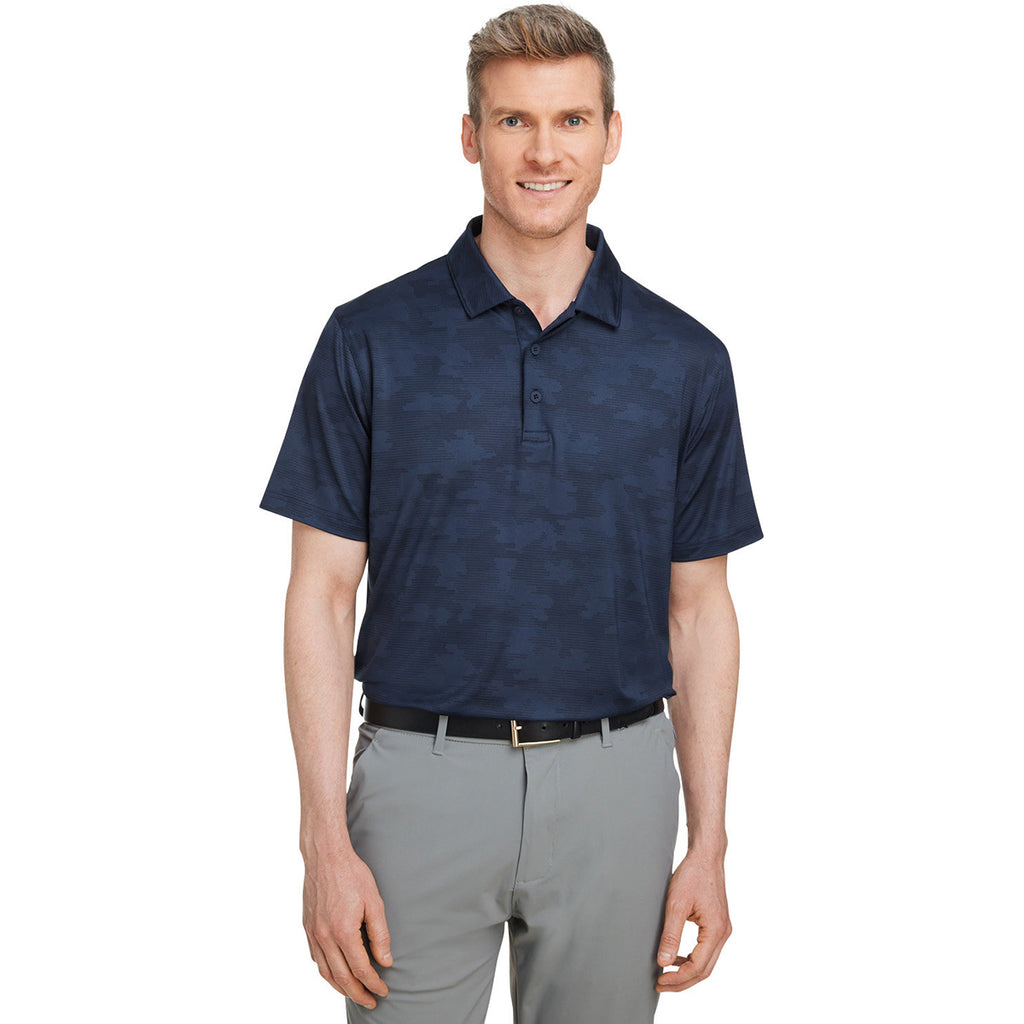 Puma Golf Men's Navy Blazer Volition Camo Cover Polo