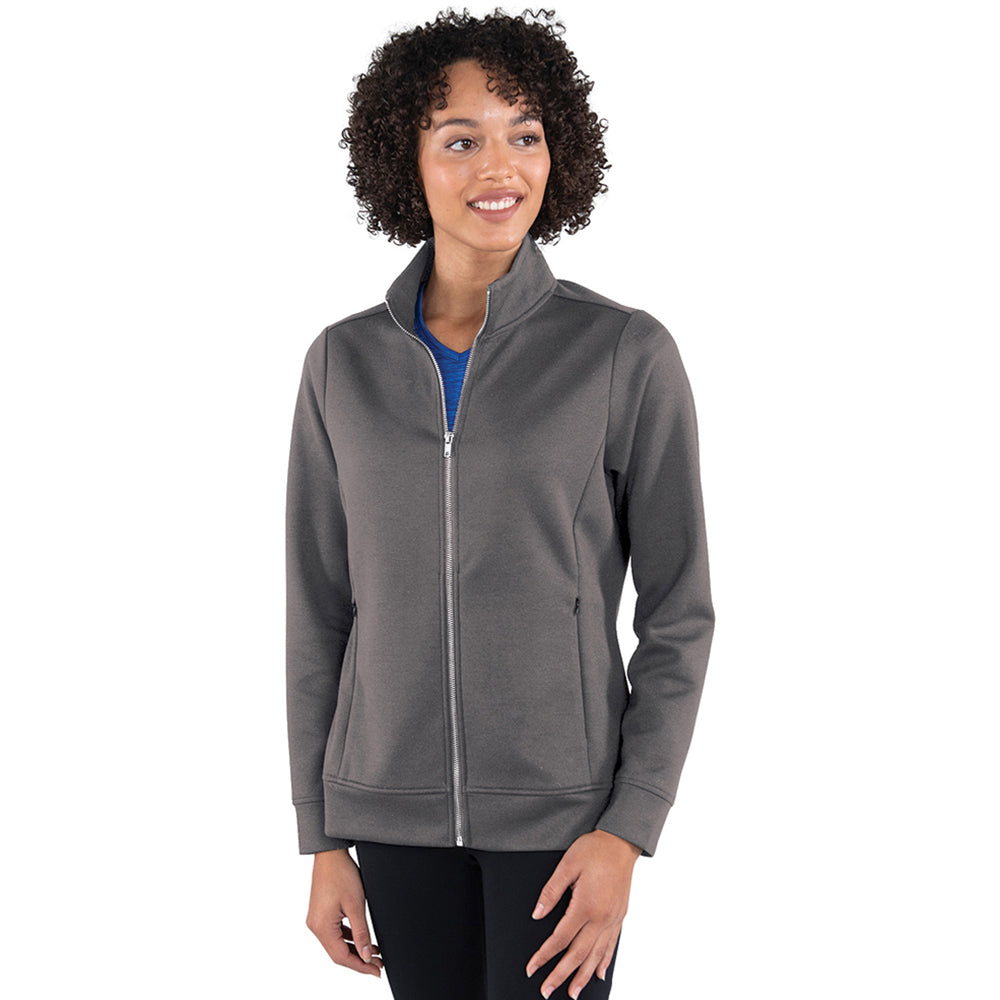 Charles River Women's Grey Seaport Full Zip Performance Jacket