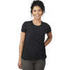 Edwards Women's Black Soft Wrap Blouse