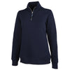 Charles River Women's Navy Crosswind Quarter Zip Sweatshirt