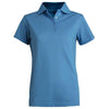 Edwards Women's Marina Blue Soft Touch Pique Polo