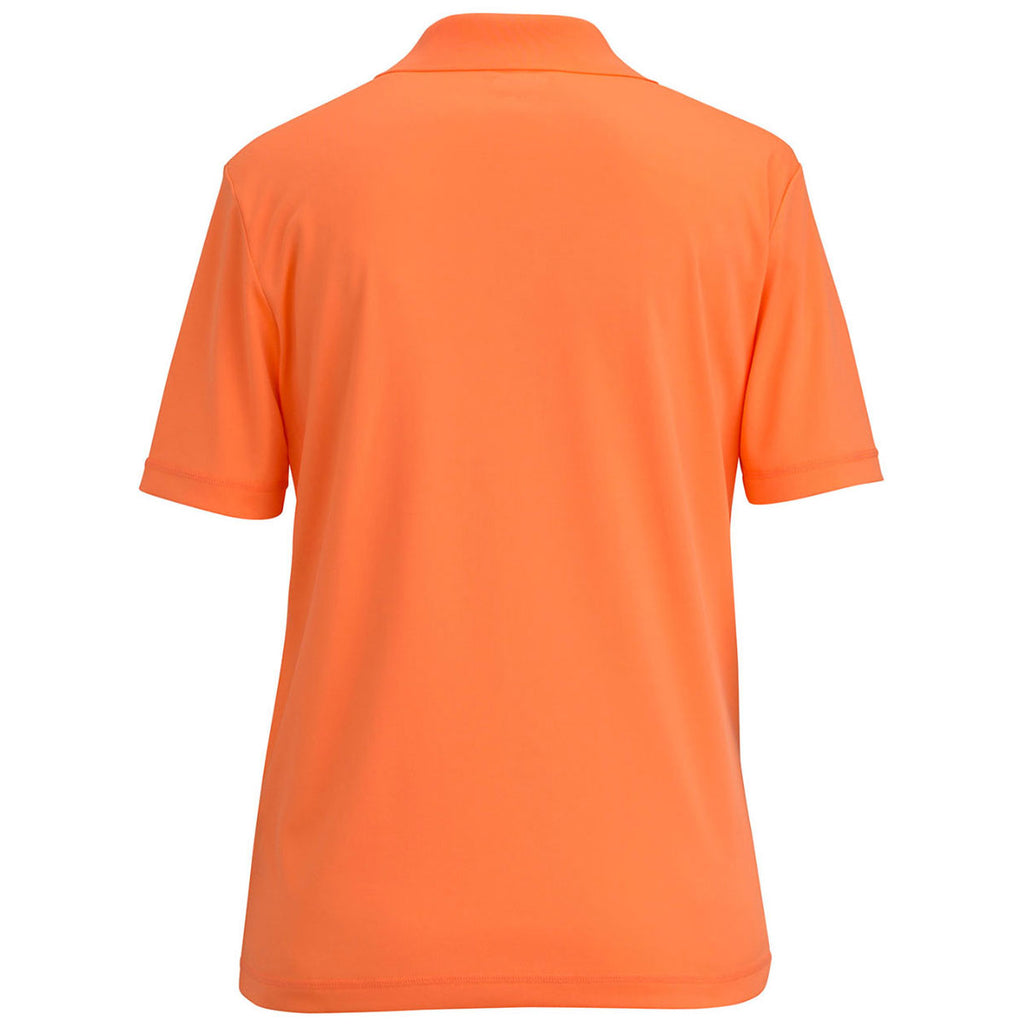 Edwards Women's High Visibility Orange Mini-Pique Snag-Proof Polo