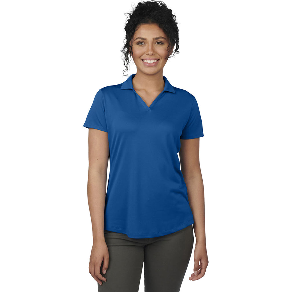 Edwards Women's Royal Blue Mini-Pique Snag Proof Polo