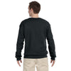 Jerzees Men's Black 8 Oz. Nublend Fleece Crew