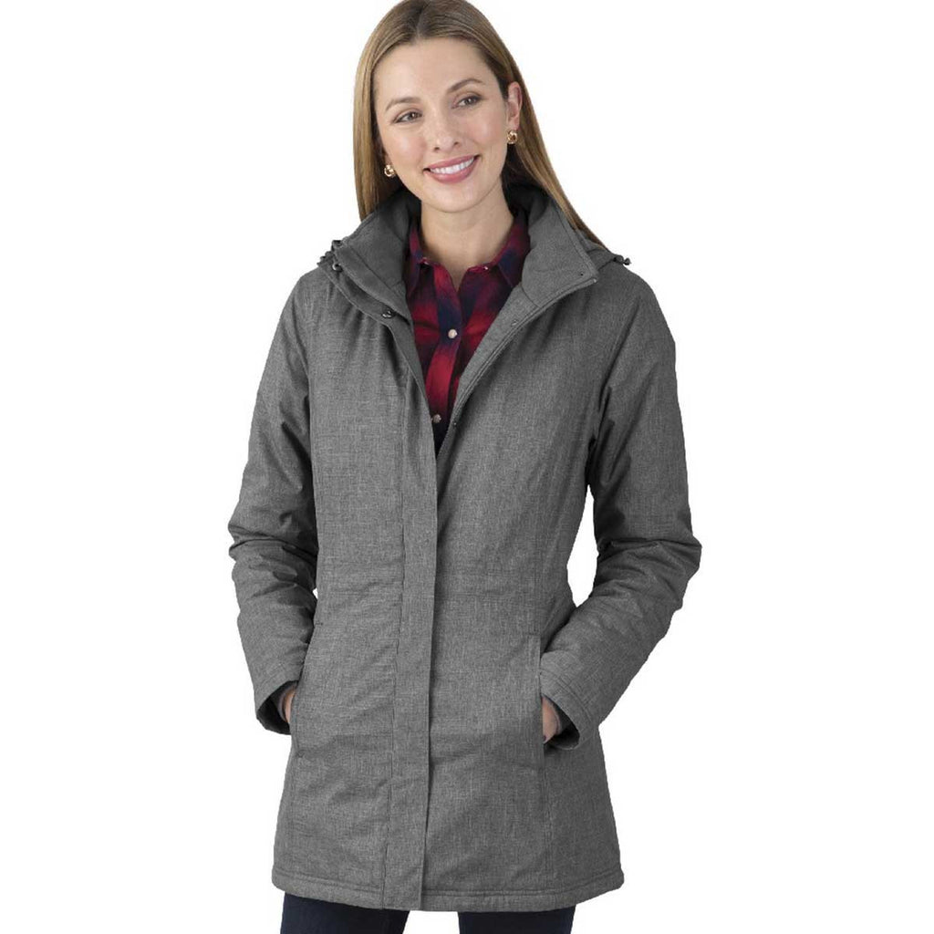 Charles River Women's Grey Melange Journey Parka