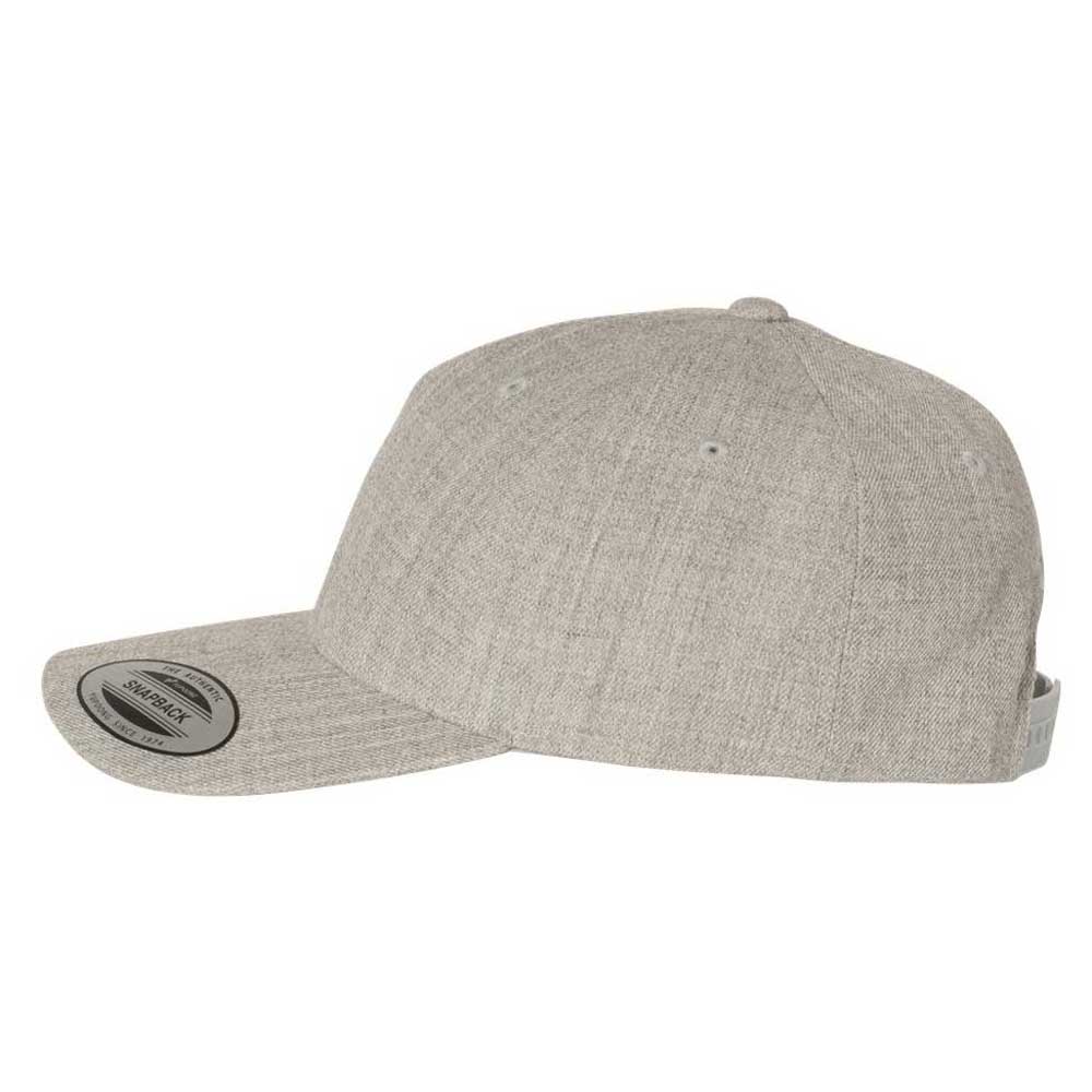 Yupoong Heather Grey Classic Wool Blend Cap