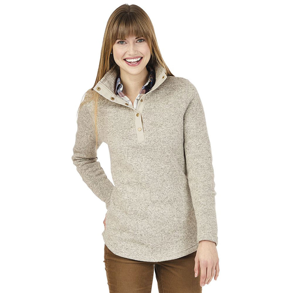 Charles River Women's Oatmeal Heather Hingham Tunic