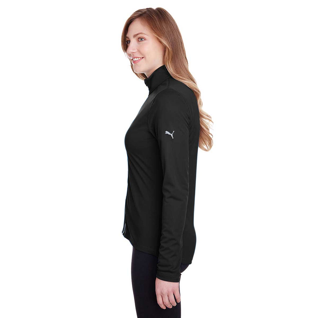 Puma Golf Women's Black Icon Full-Zip Jacket