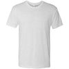 Next Level Men's Heather White Triblend Crew Tee