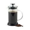 Gemline Black Barista Glass Coffee Press - 12 Oz.