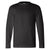 Bayside Men's Black USA-Made Long Sleeve T-Shirt