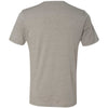 Next Level Men's Ash Poly/Cotton Short-Sleeve Crew Tee