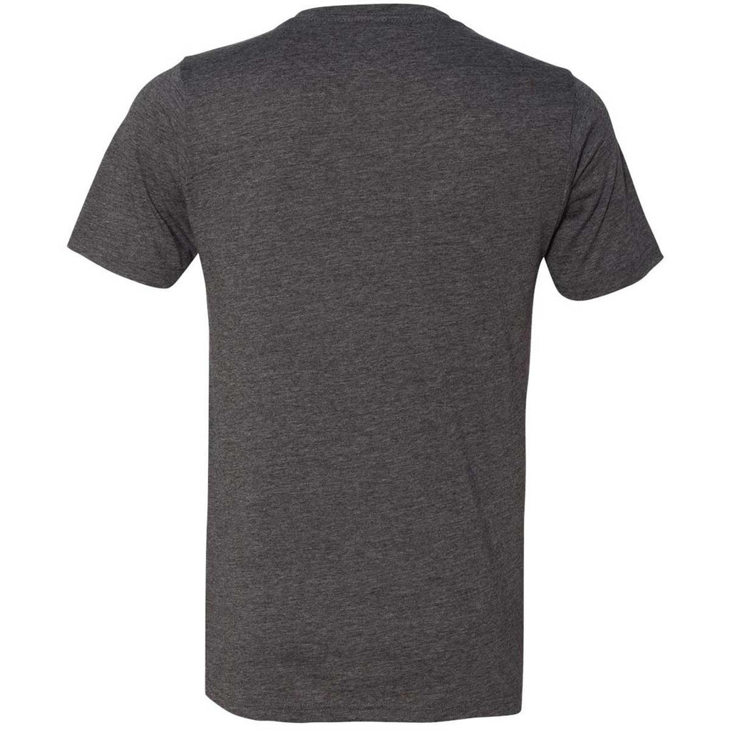 Next Level Men's Charcoal Poly/Cotton Short-Sleeve Crew Tee